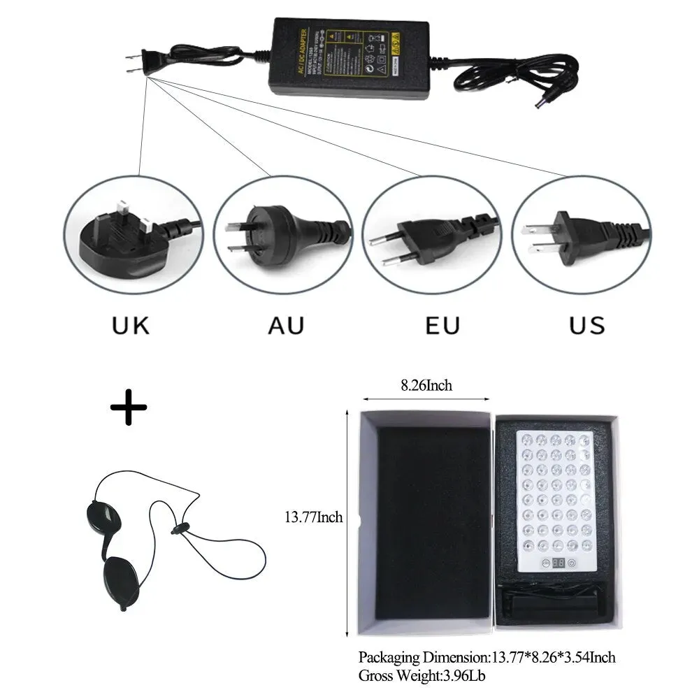 Red LED Light Therapy Panel with Stand