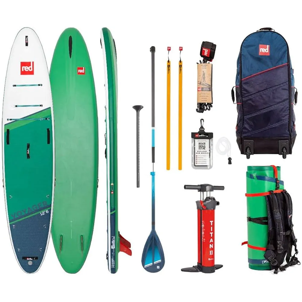 Red Paddle Co 12.6 Voyager - HT Inflatable SUP Package 2023
