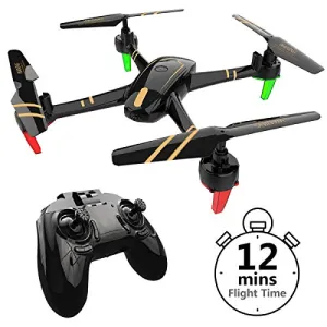 REMOKING RC Drone Racing Quadcopter Headless Mode 2.4GHz 360°flip 4 Channels Altitude Hold Indoor and Outdoor Sport Game Good for Children and Adult as Gifts 12mins Long Flight Time - Black