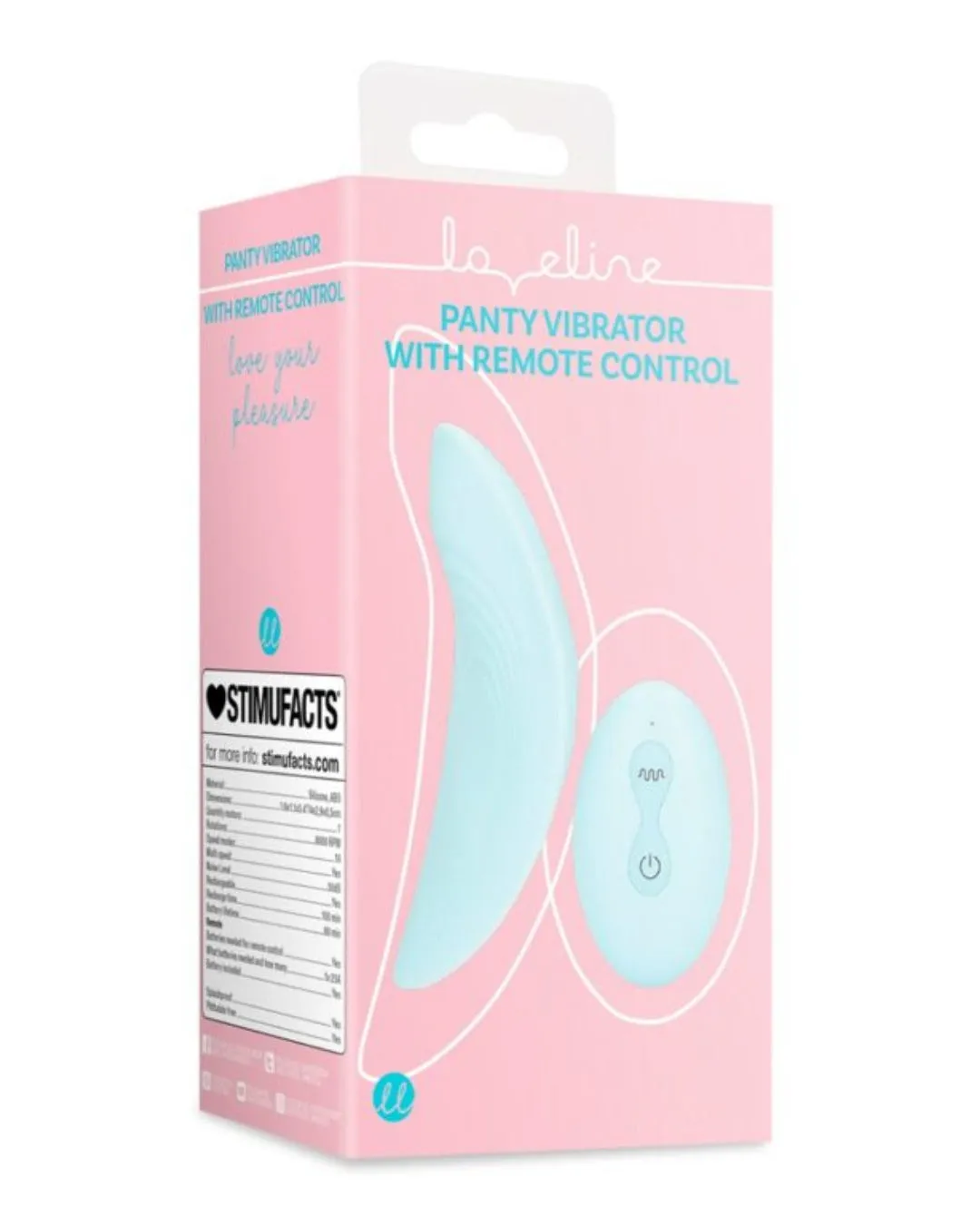 Remote Control Panty Vibrator - 10 Powerful Vibration Modes, USB Rechargeable, Hands-Free Stimulation by Loveline
