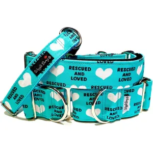 Rescued And Loved - Teal