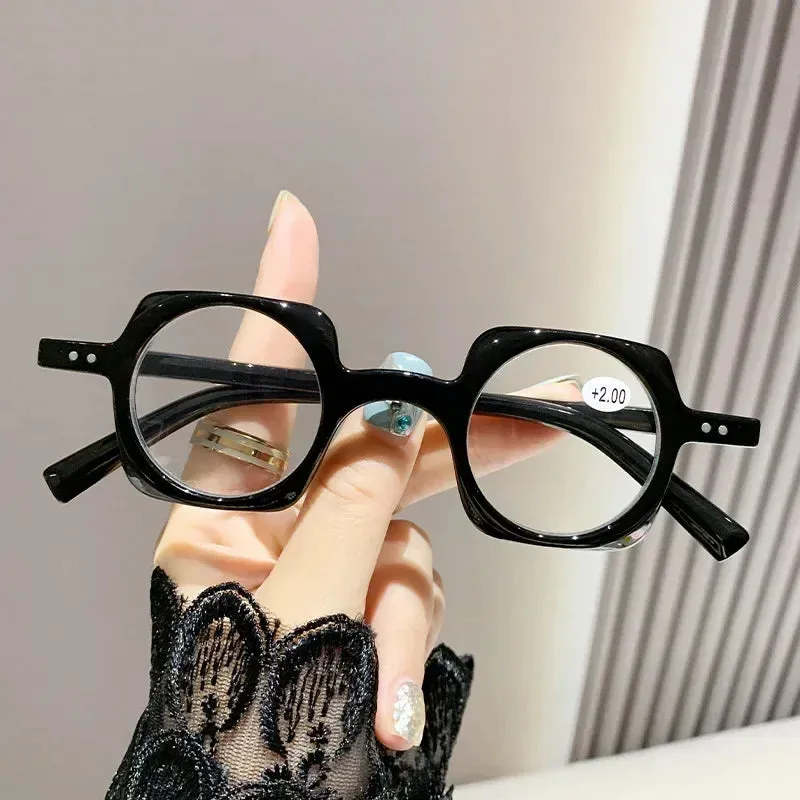 Retro Anti Blue Light Presbyopia Glasses for Women