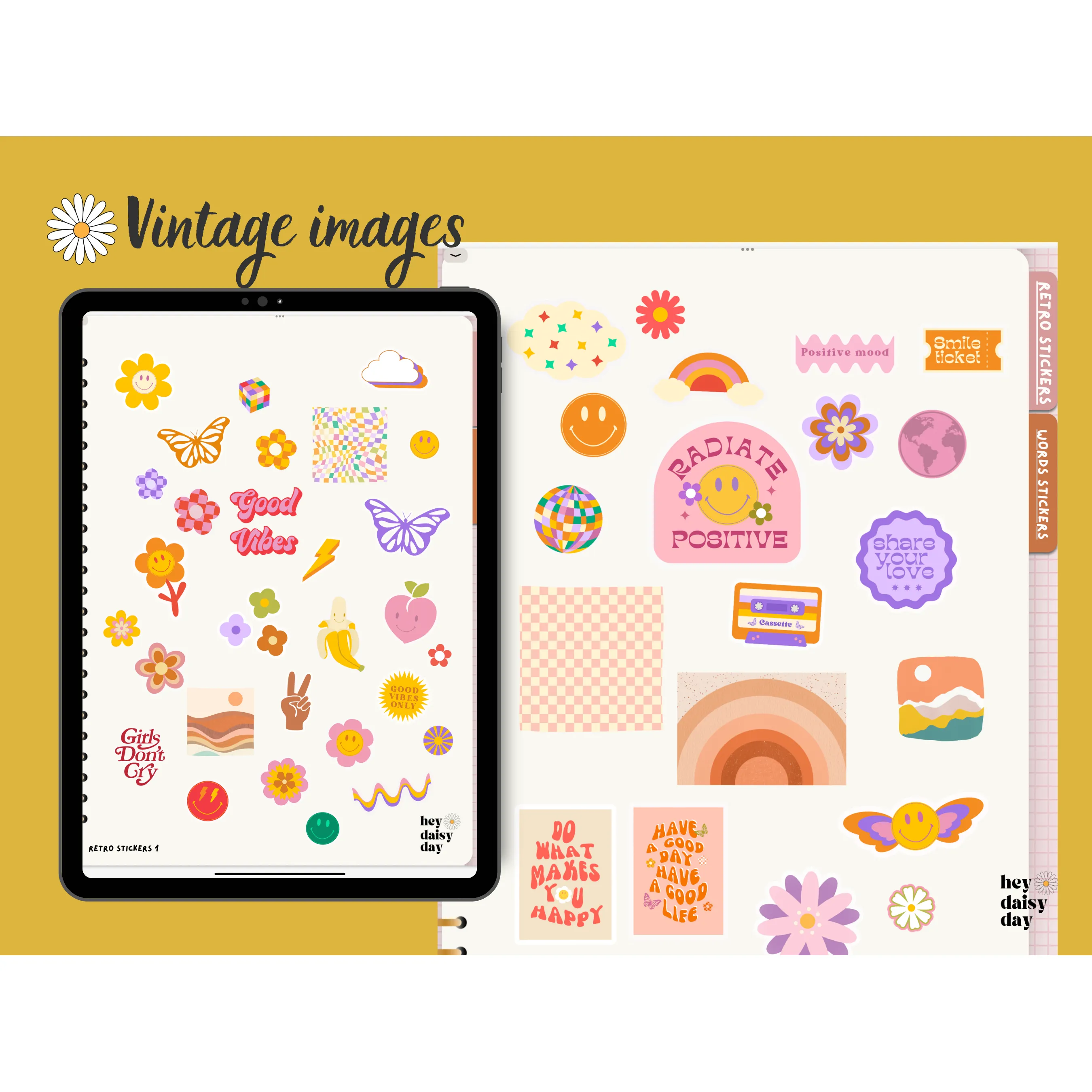 Retro Digital Stickers