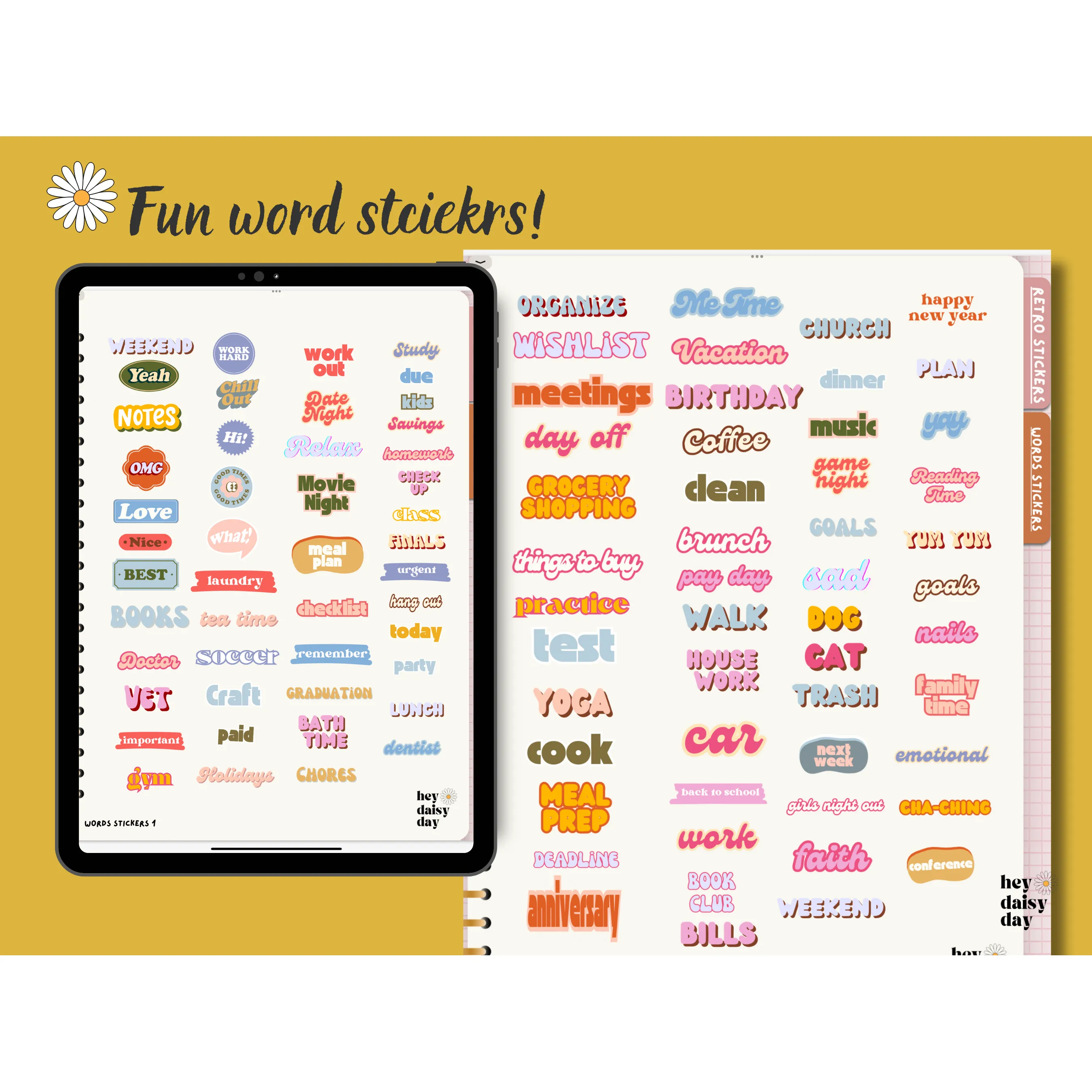 Retro Digital Stickers