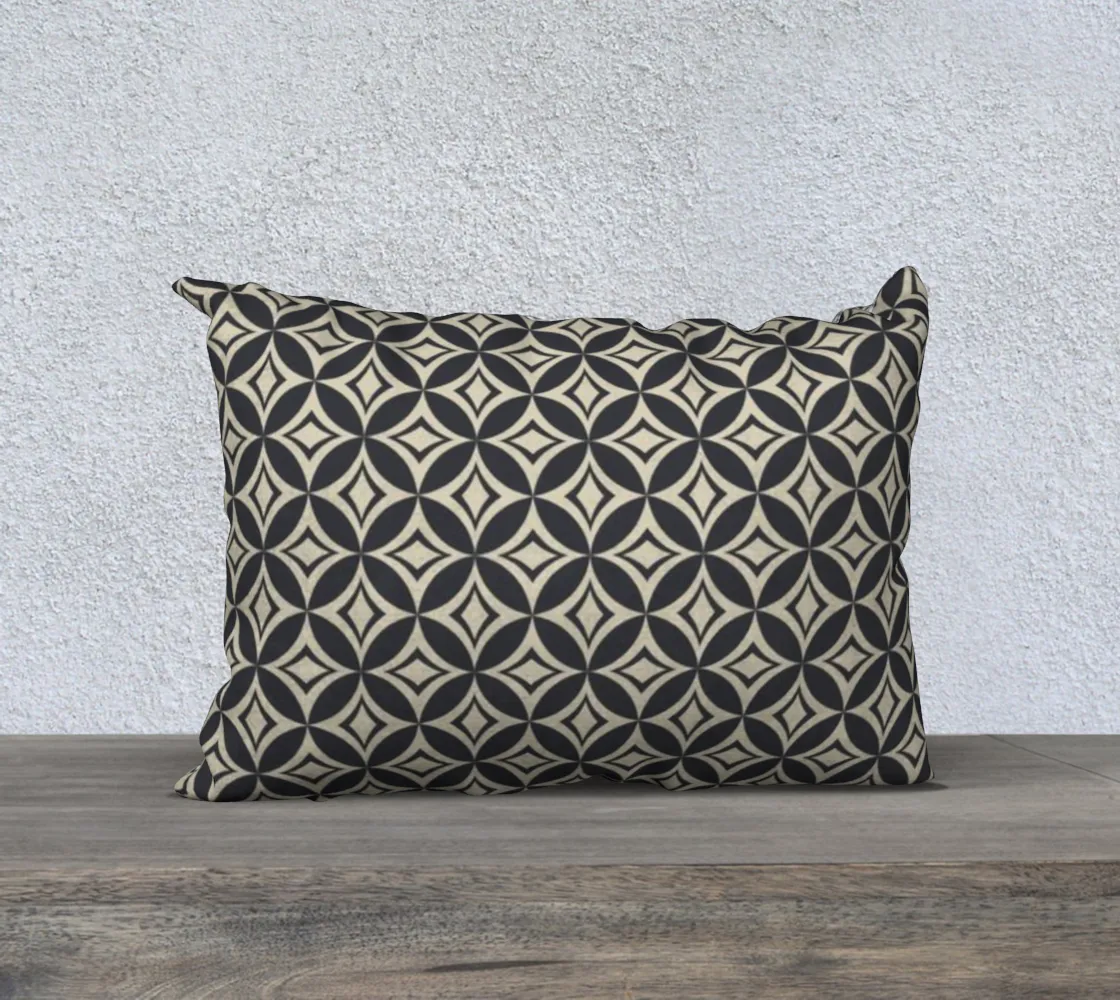 Reversible Pillow Cover 20x14