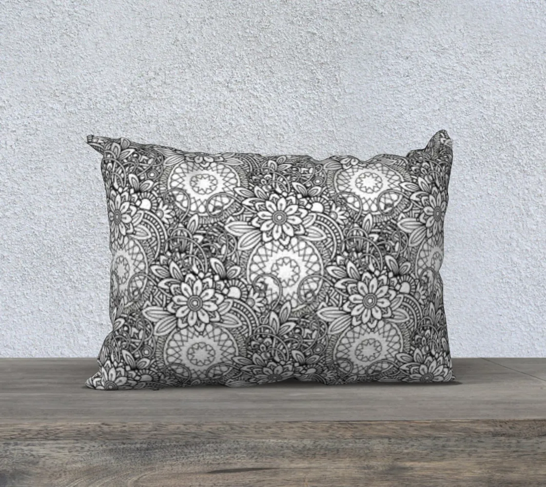 Reversible Pillow Cover 20x14