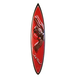 Revolver Surfboard by Andy Warhol