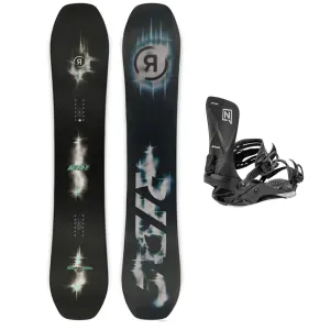 Ride Algorhythm Snowboard with Nitro Phantom Bindings Mens Snowboard Package 2025