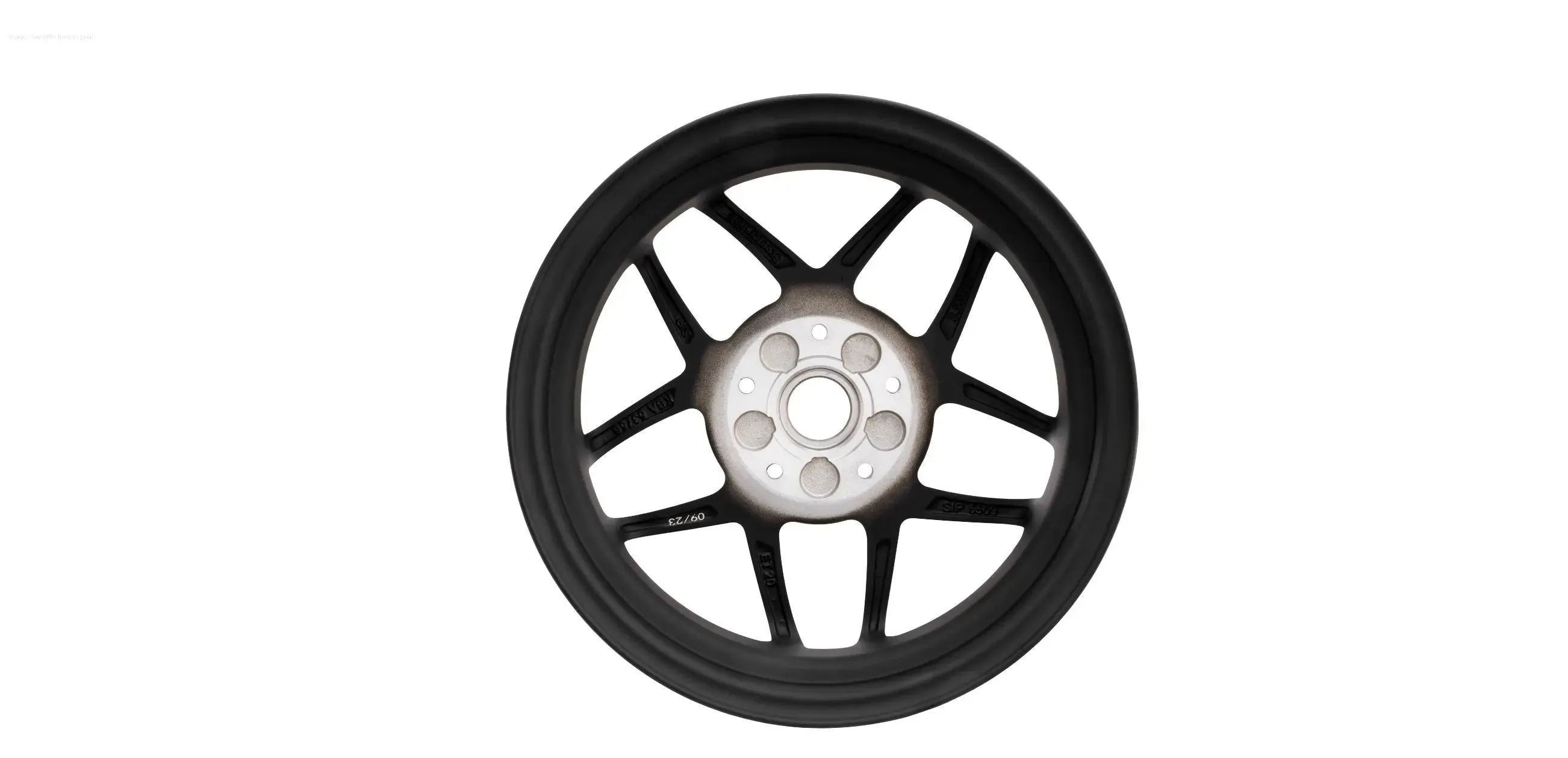 Rim SIP MK II Matt Black | Vespa GTS/GTS Super/GTV/GT 60/GT/GT L 125-300cc