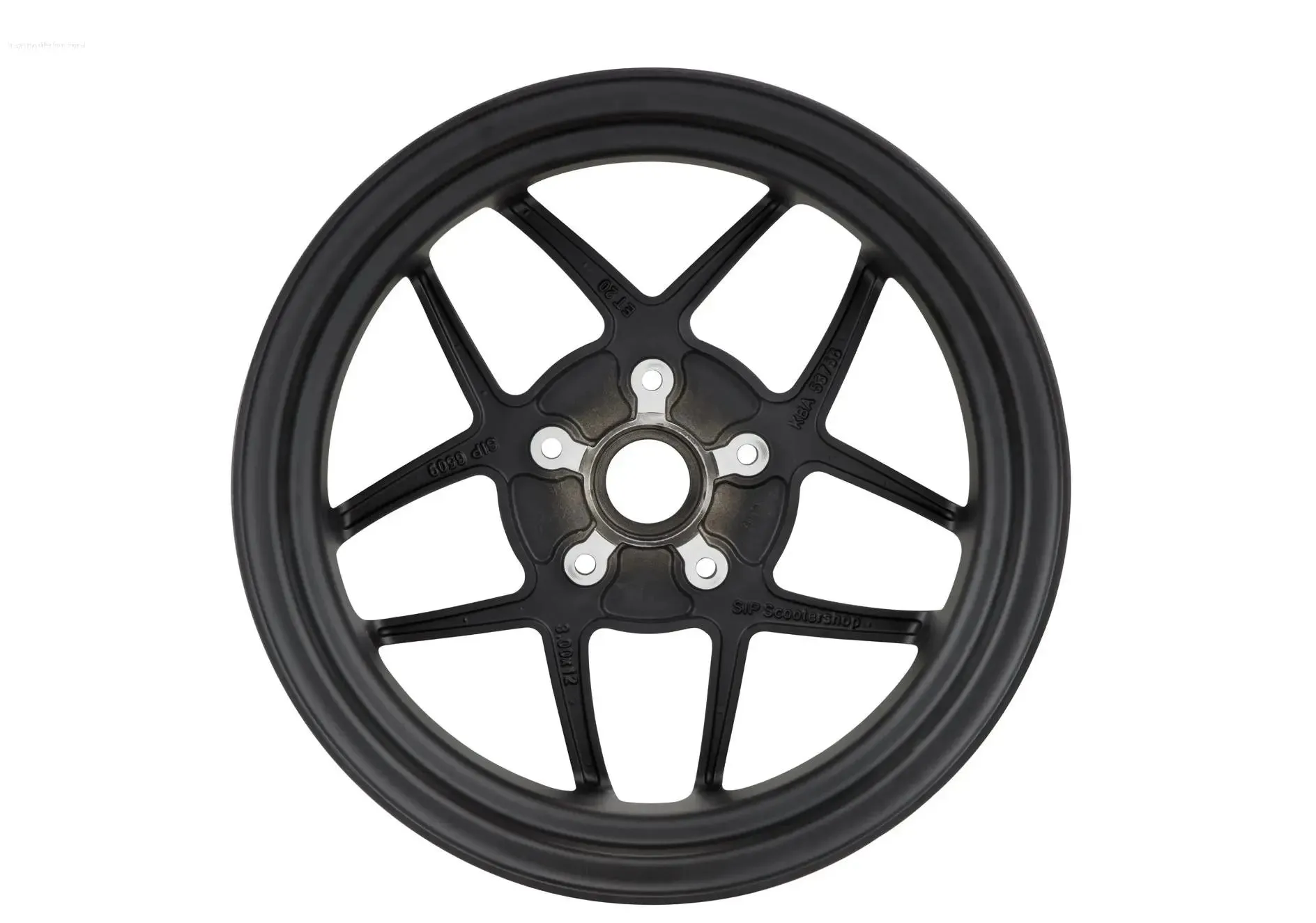 Rim SIP MK II Matt Black | Vespa GTS/GTS Super/GTV/GT 60/GT/GT L 125-300cc