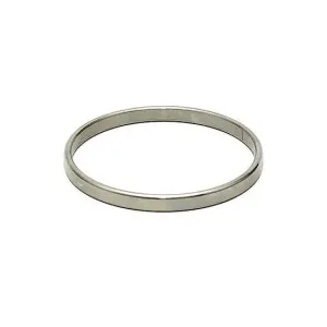 Rimba Thin Stainless-steel Silver 0.5-cm Wide Cock Ring for Him
