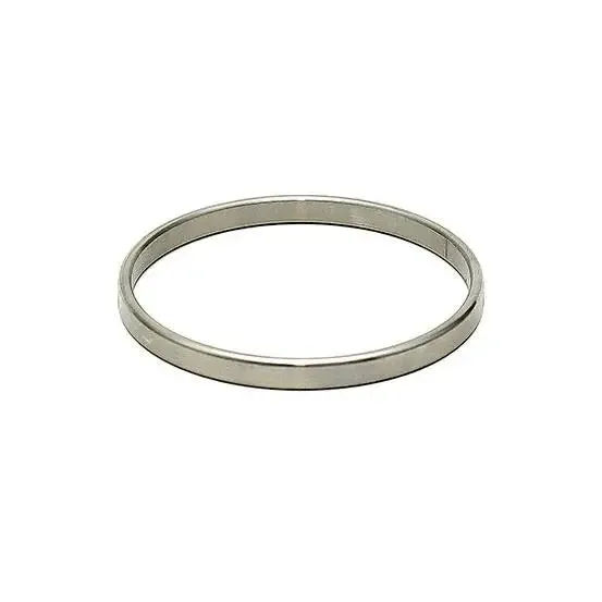 Rimba Thin Stainless-steel Silver 0.5-cm Wide Cock Ring for Him