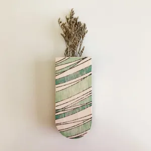 Riptide Skinny Pocket Wall Planter Vase