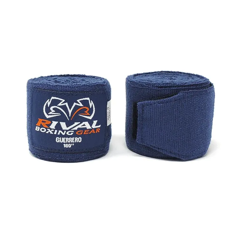 Rival® Guerrero Handwraps semi Elastic Hand Wraps Boxing, MMA, Muay Thai, and Other Martial Arts for Men and Women (Multiple Color Options) | Comfy Fit