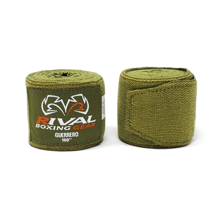 Rival® Guerrero Handwraps semi Elastic Hand Wraps Boxing, MMA, Muay Thai, and Other Martial Arts for Men and Women (Multiple Color Options) | Comfy Fit
