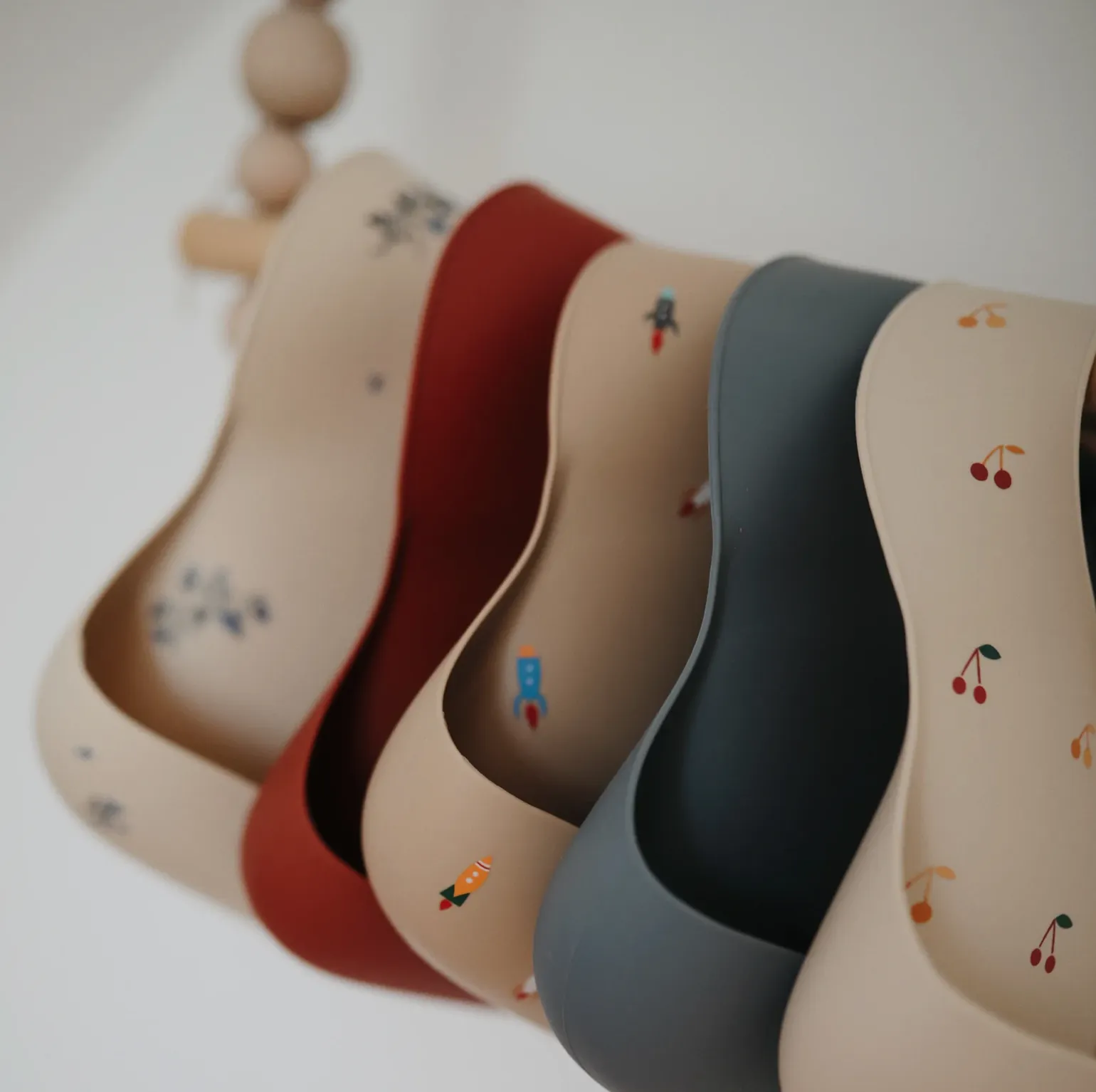 Rocket Ship Silicone Bib - ONLY 2 LEFT