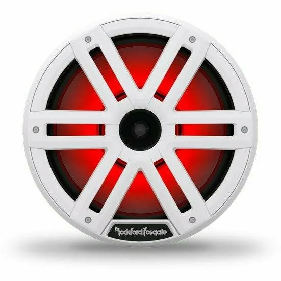 Rockford Fosgate M2 10" Color Optix 2-Way Horn Loaded Speaker (White)