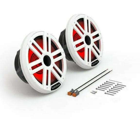 Rockford Fosgate M2 10" Color Optix 2-Way Horn Loaded Speaker (White)