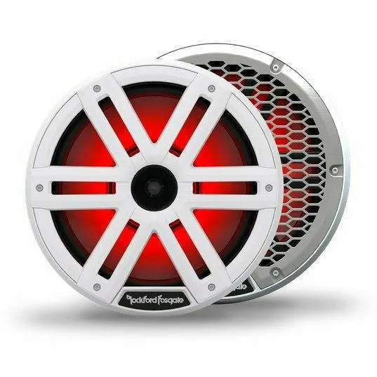 Rockford Fosgate M2 10" Color Optix 2-Way Horn Loaded Speaker (White)
