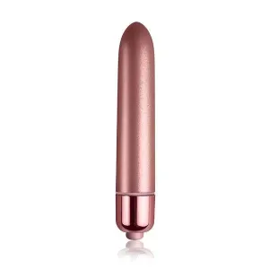Rocks off Pink Waterproof Mini Bullet Vibrator with 10-functions