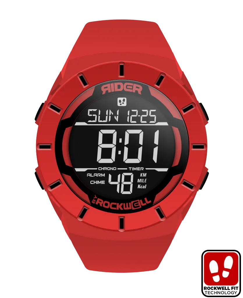 ROCKWELL COLISEUM FIT WATCH RED/BLACK