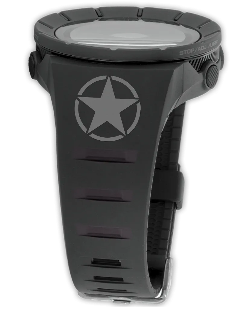 ROCKWELL THE COLISEUM FIT WATCH ARMY BLACK
