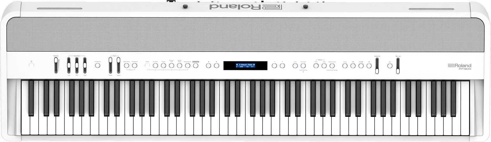 Roland FP-90X-WH Premium Portable Piano White Bundle