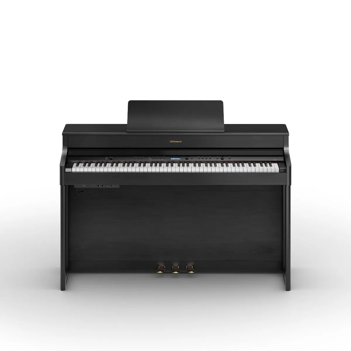 Roland HP702-CH Digital Upright Piano Charcoal Black [Refurbished by Roland]