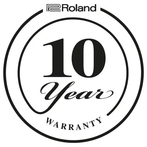Roland HP704-CH Digital Upright Piano Charcoal Black Bundle