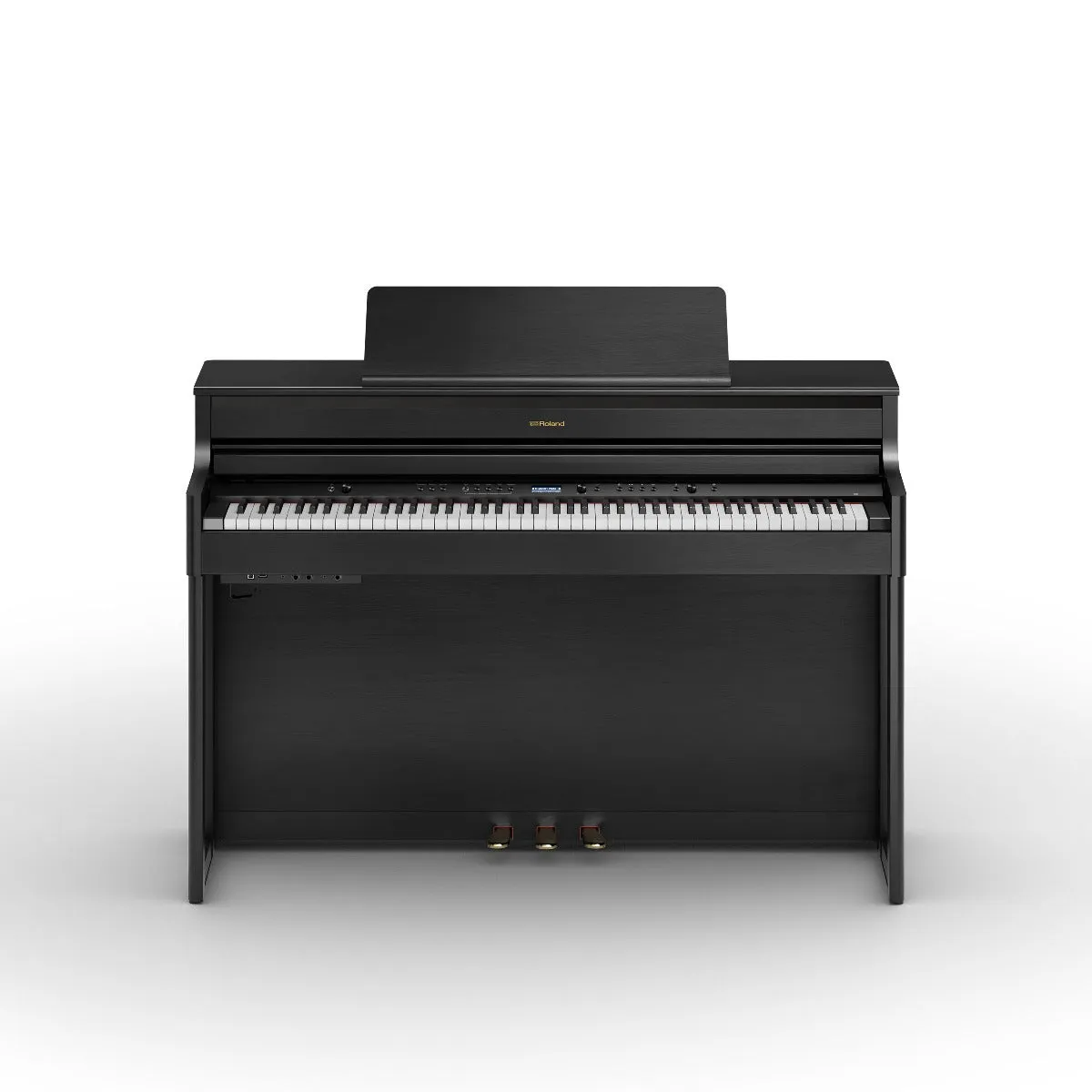 Roland HP704-CH Digital Upright Piano Charcoal Black