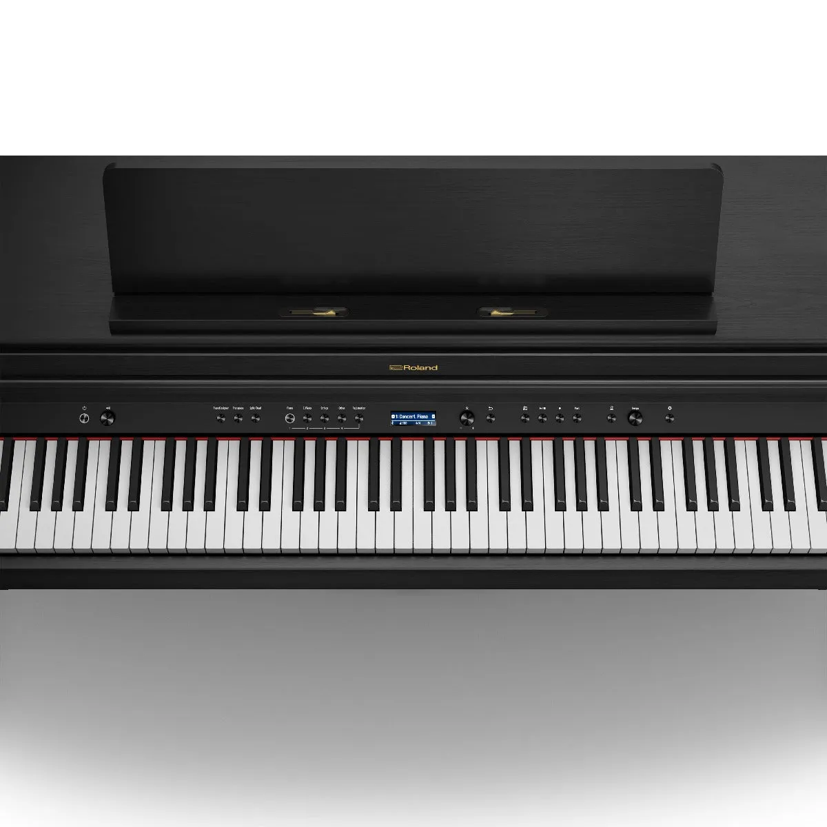 Roland HP704-CH Digital Upright Piano Charcoal Black