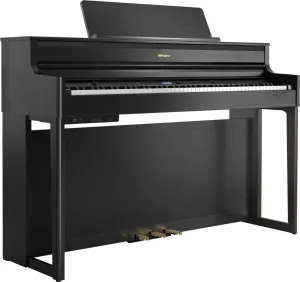 Roland HP704-CH Digital Upright Piano Charcoal Black