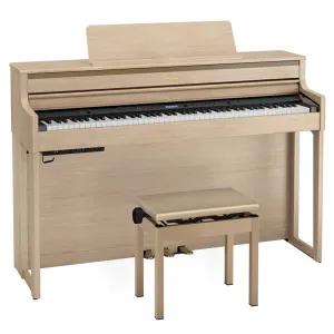 Roland HP704 Digital Piano - Light Ash