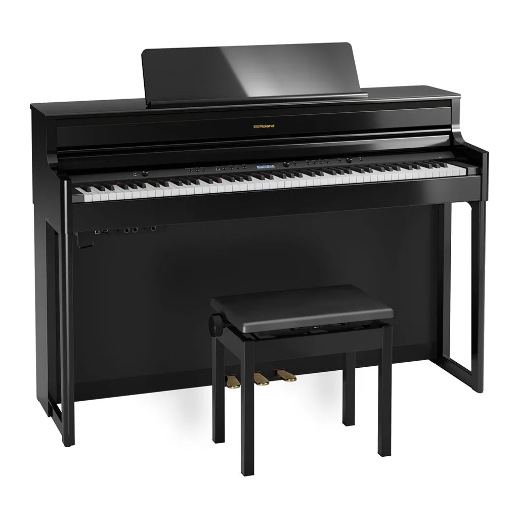 Roland HP704 Digital Piano - Polished Ebony