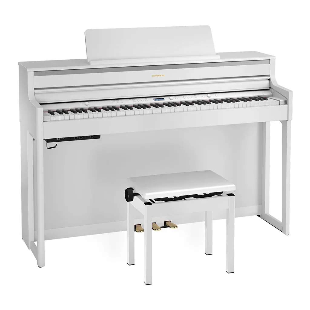 Roland HP704 Digital Piano - White