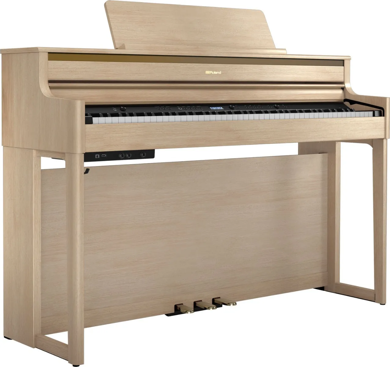 Roland HP704-LA Digital Upright Piano Light Oak
