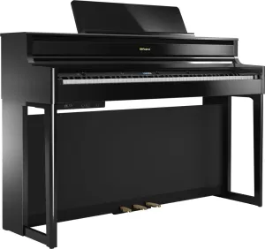 Roland HP704-PE Digital Upright Piano Polished Ebony