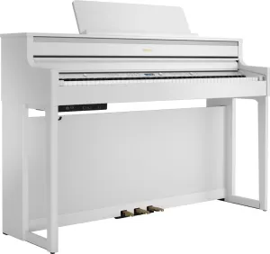 Roland HP704-WH Digital Upright Piano White Satin