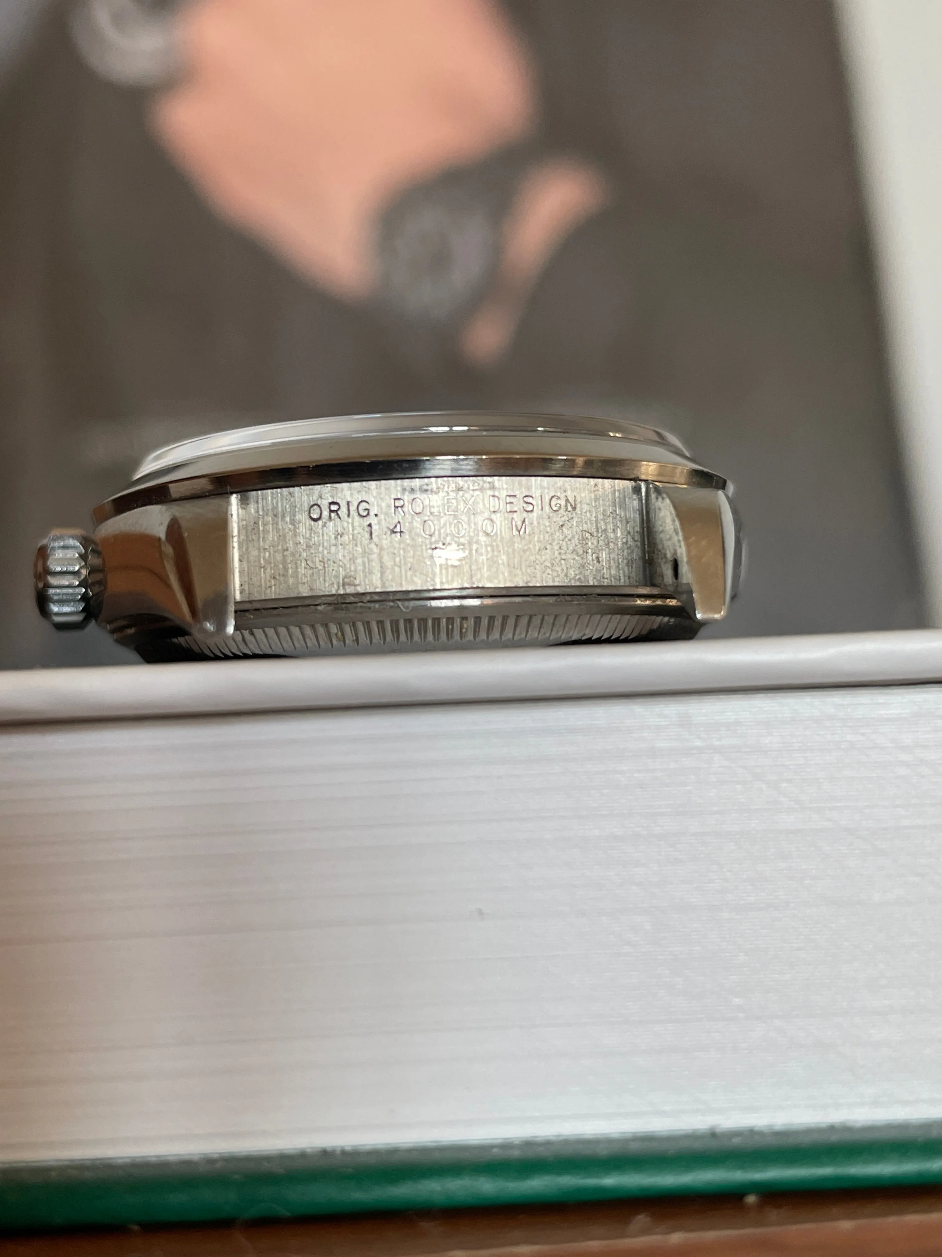 Rolex Air King - 14000M - Salmon w/ Original Papers.