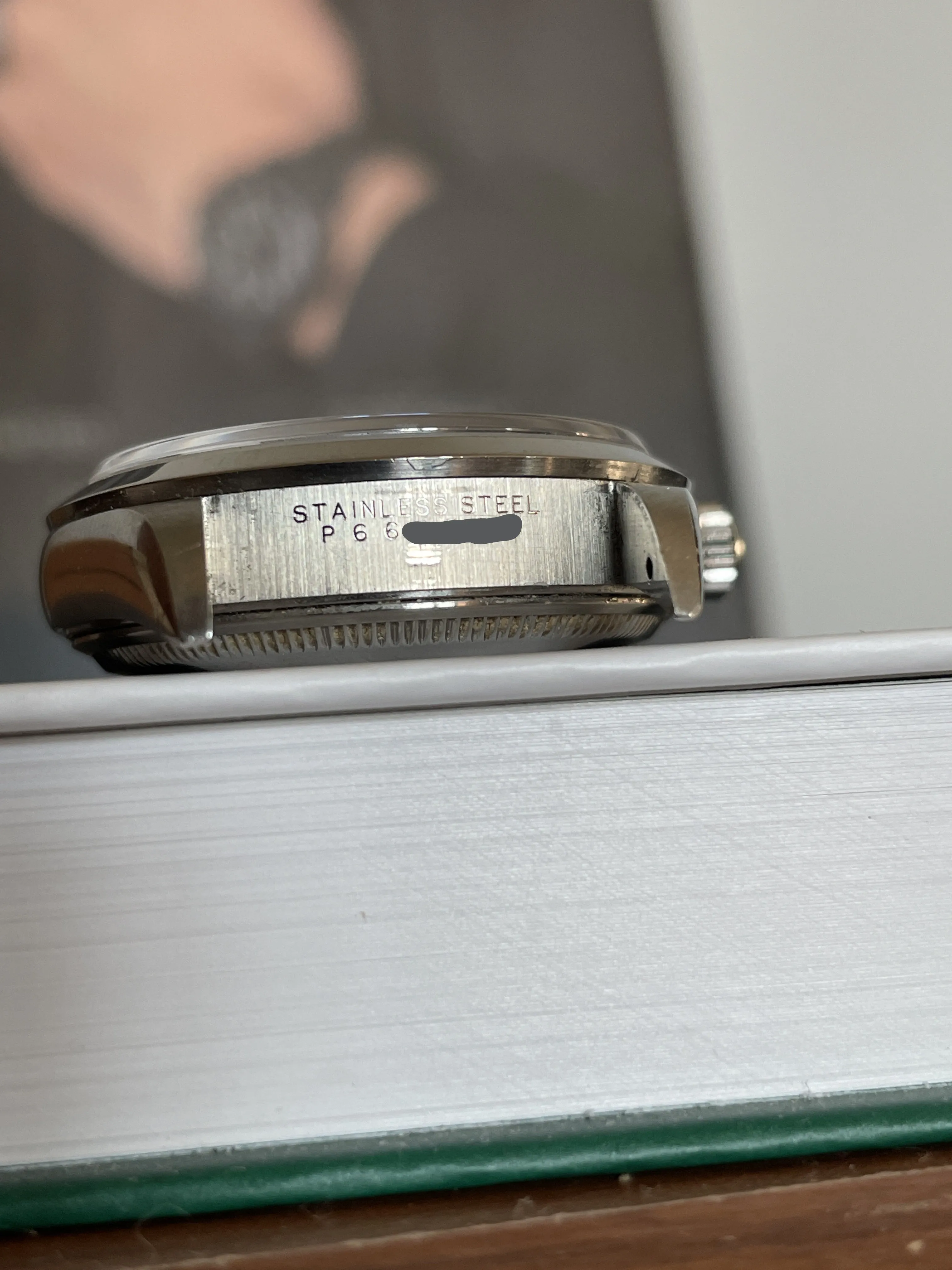 Rolex Air King - 14000M - Salmon w/ Original Papers.