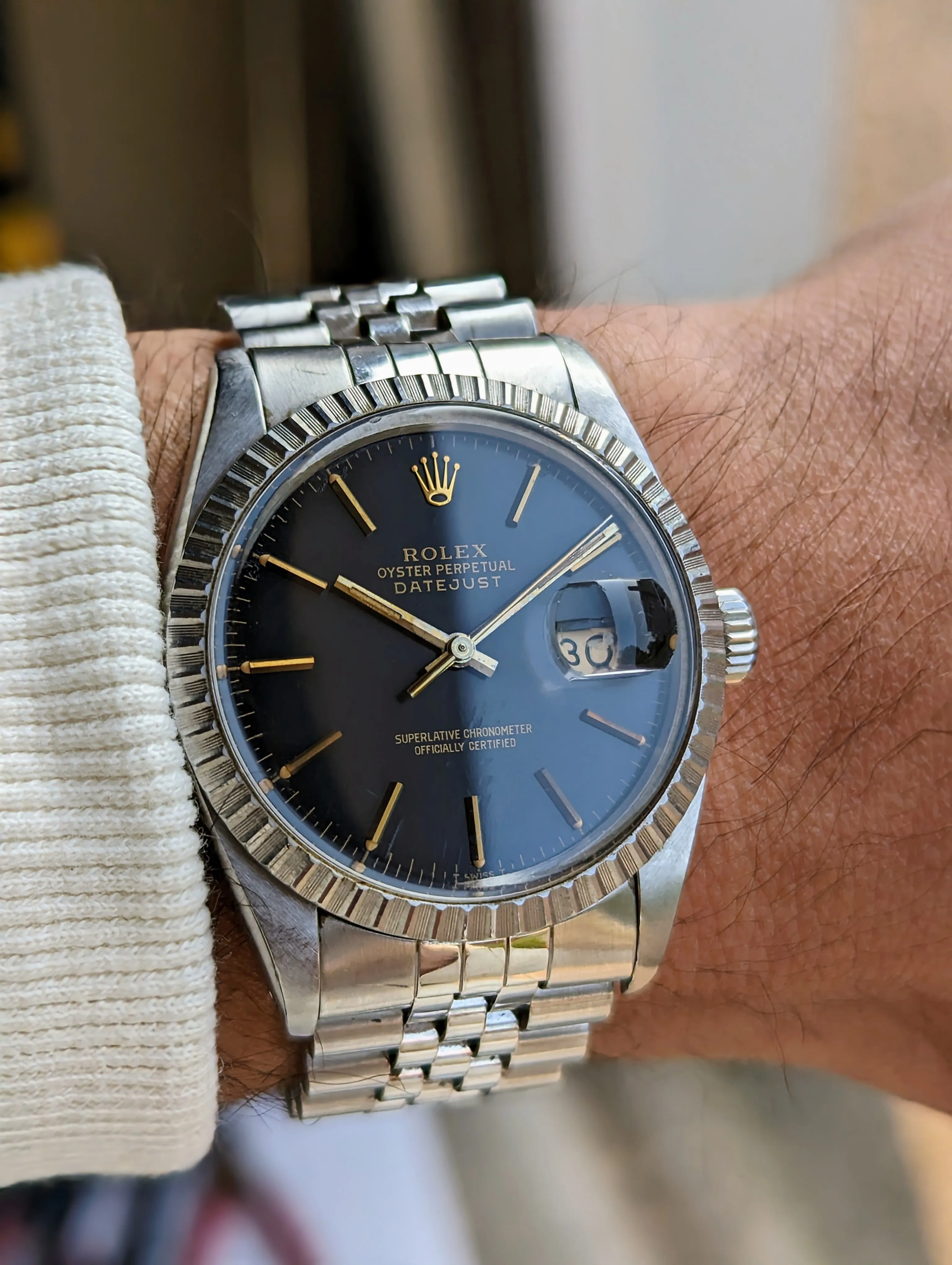 Rolex Datejust 16030 - Gilt & Matte Black
