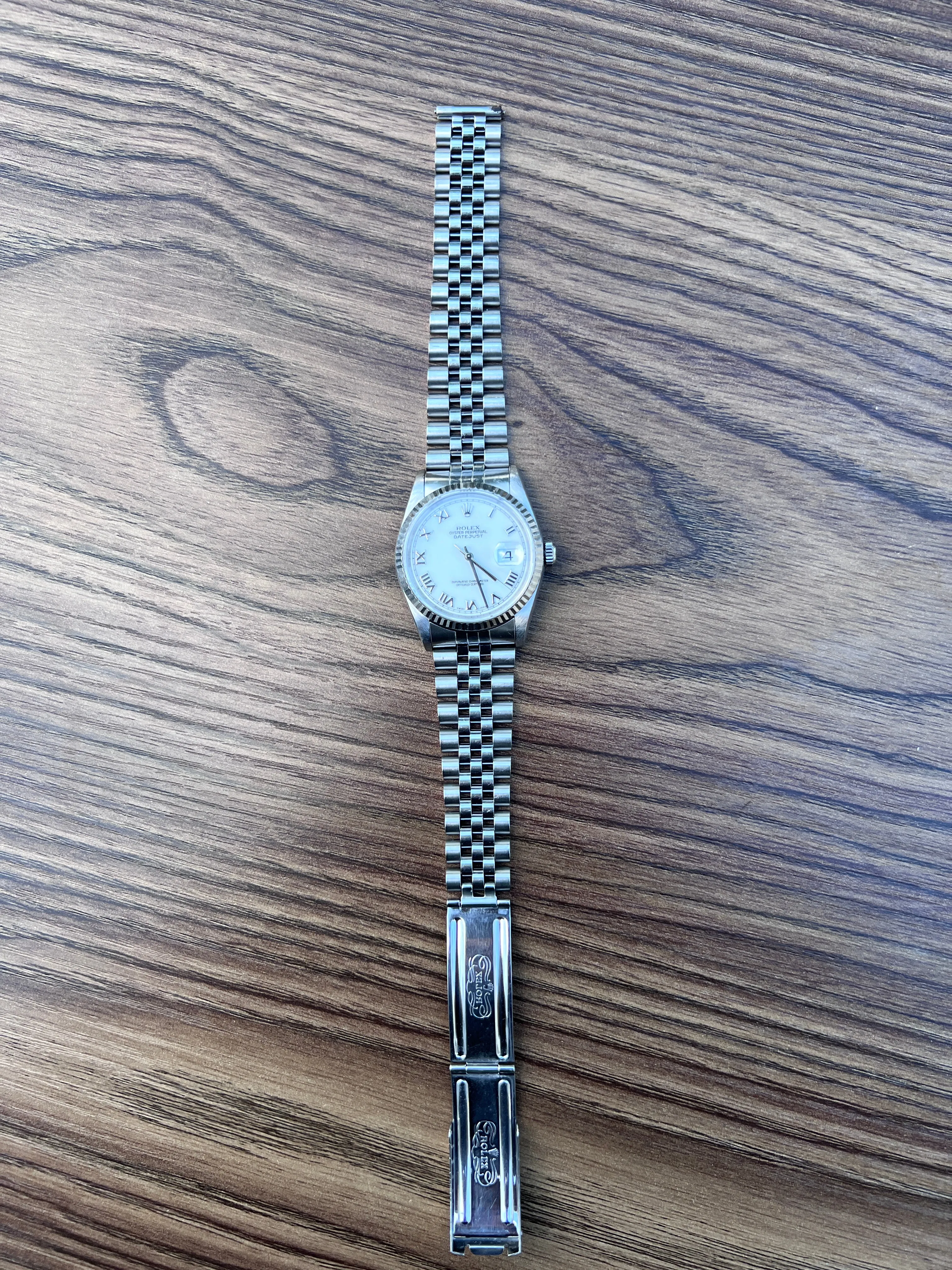 Rolex Datejust 16234 - Full Set - White Roman