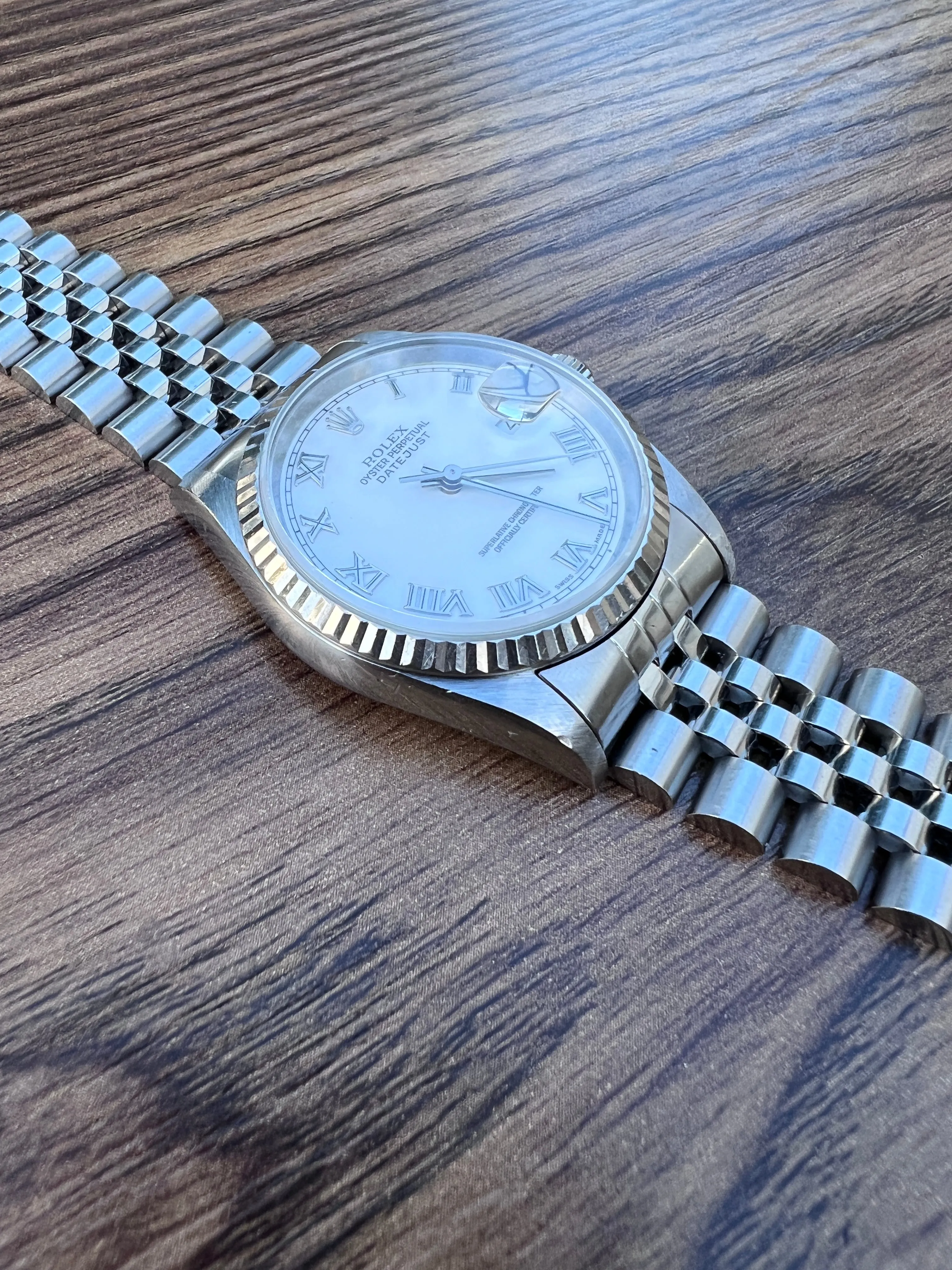 Rolex Datejust 16234 - Full Set - White Roman