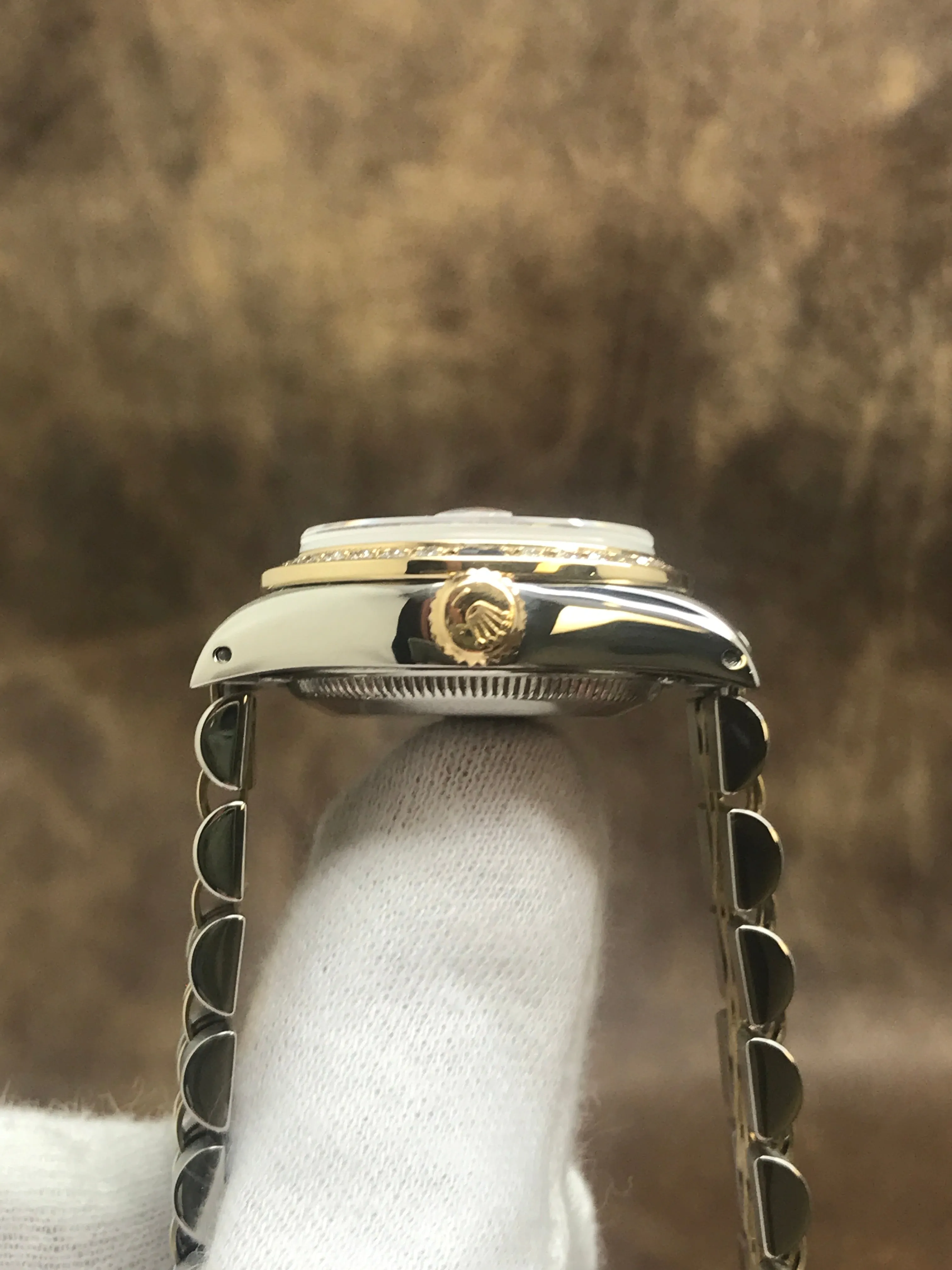 Rolex Datejust 26mm 6917 Blue Custom Diamond Dial Automatic Women's Watch