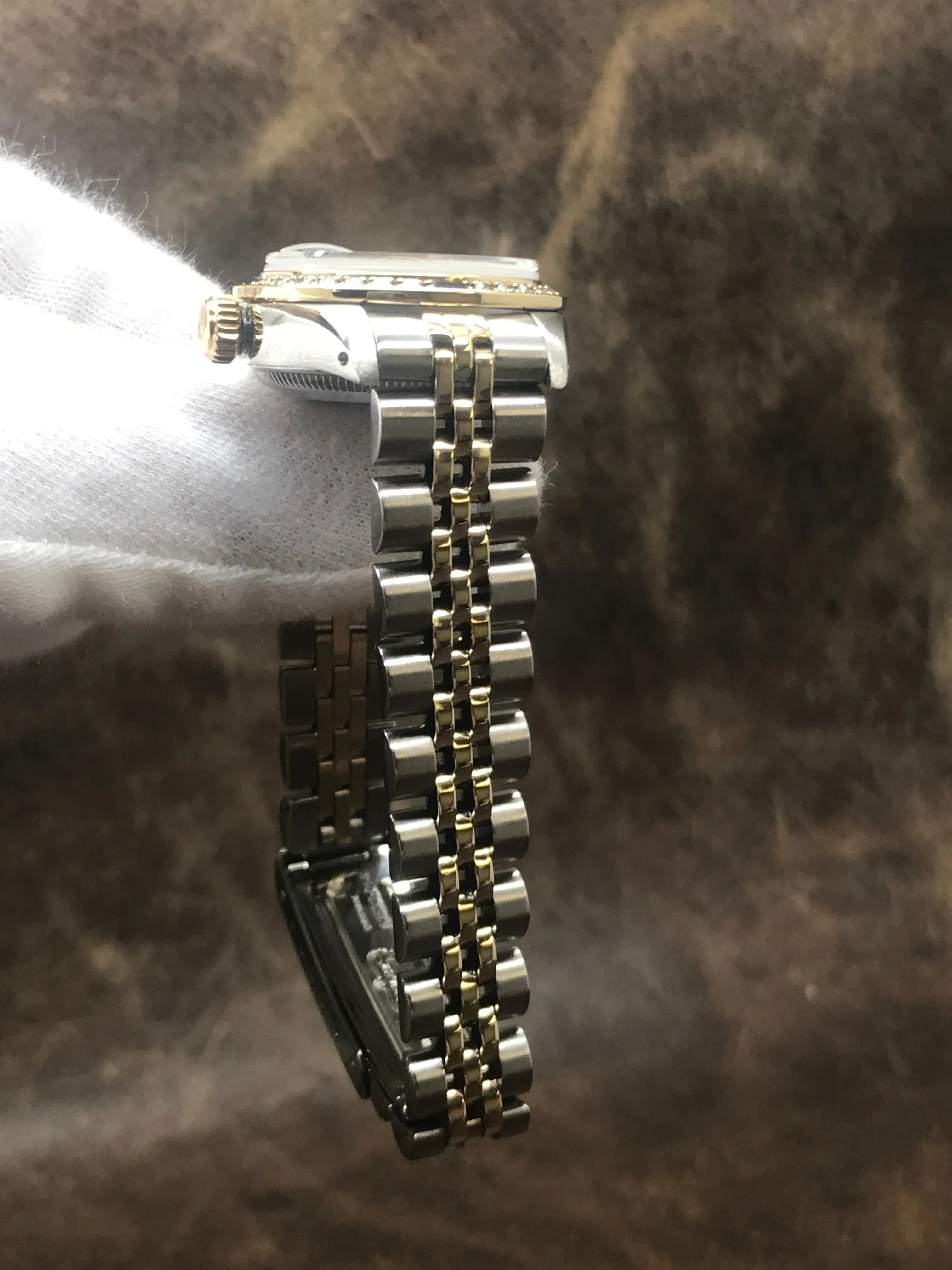 Rolex Datejust 26mm 6917 Blue Custom Diamond Dial Automatic Women's Watch