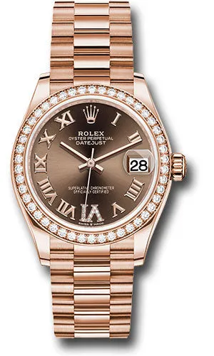 Rolex Everose Gold Datejust 31 Watch 278285RBR chodr6p