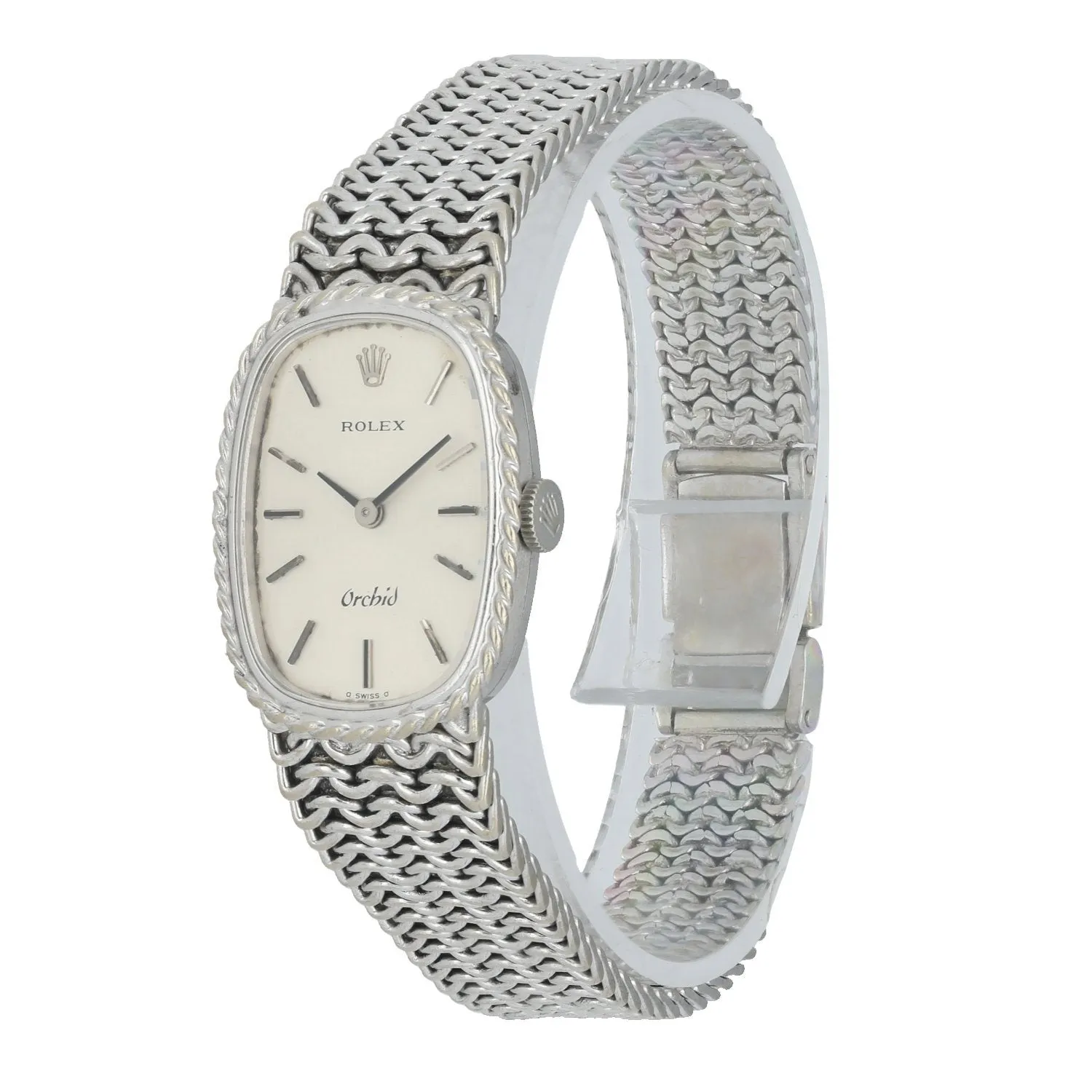 Rolex Orchid 18k White Gold Vintage Ladies Watch