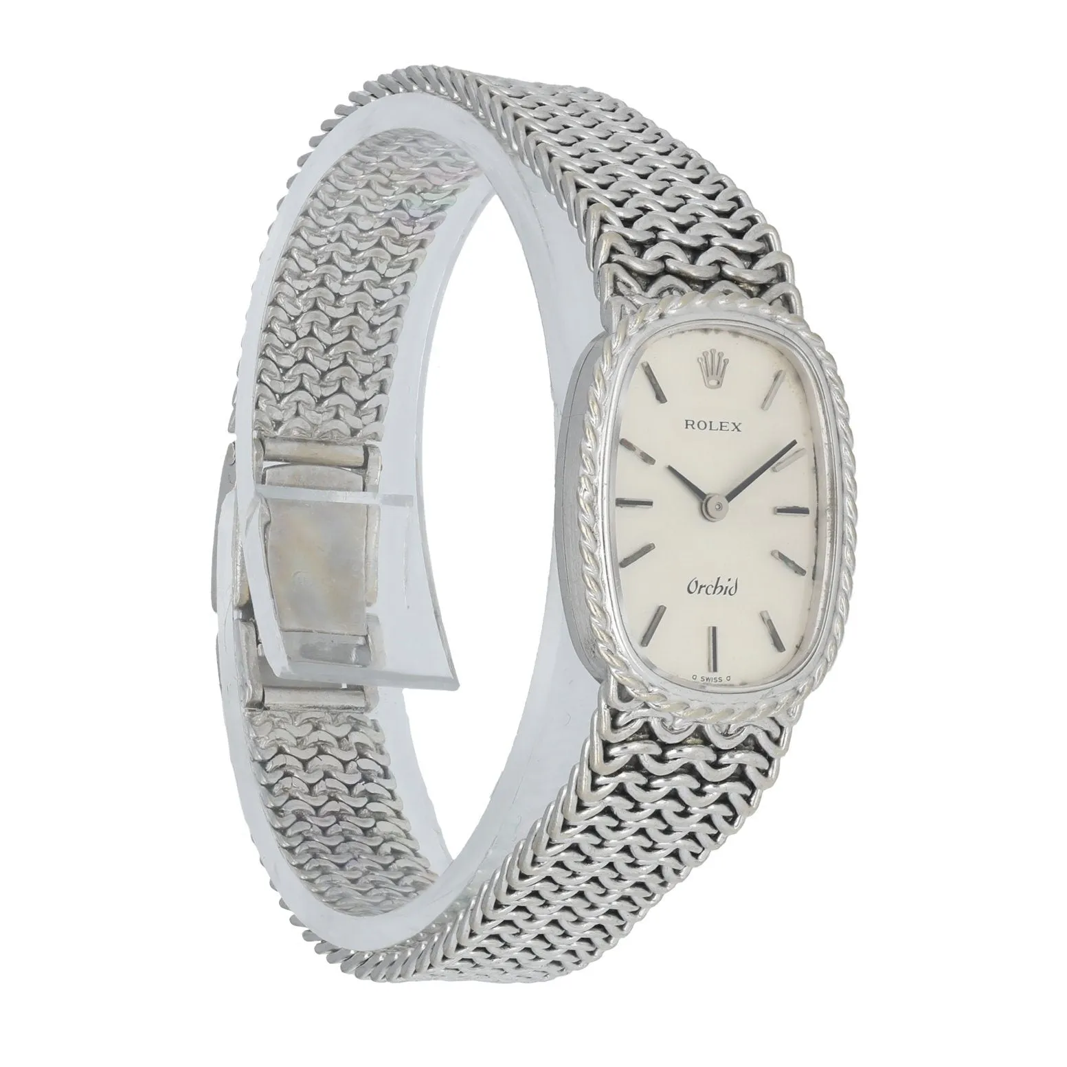 Rolex Orchid 18k White Gold Vintage Ladies Watch