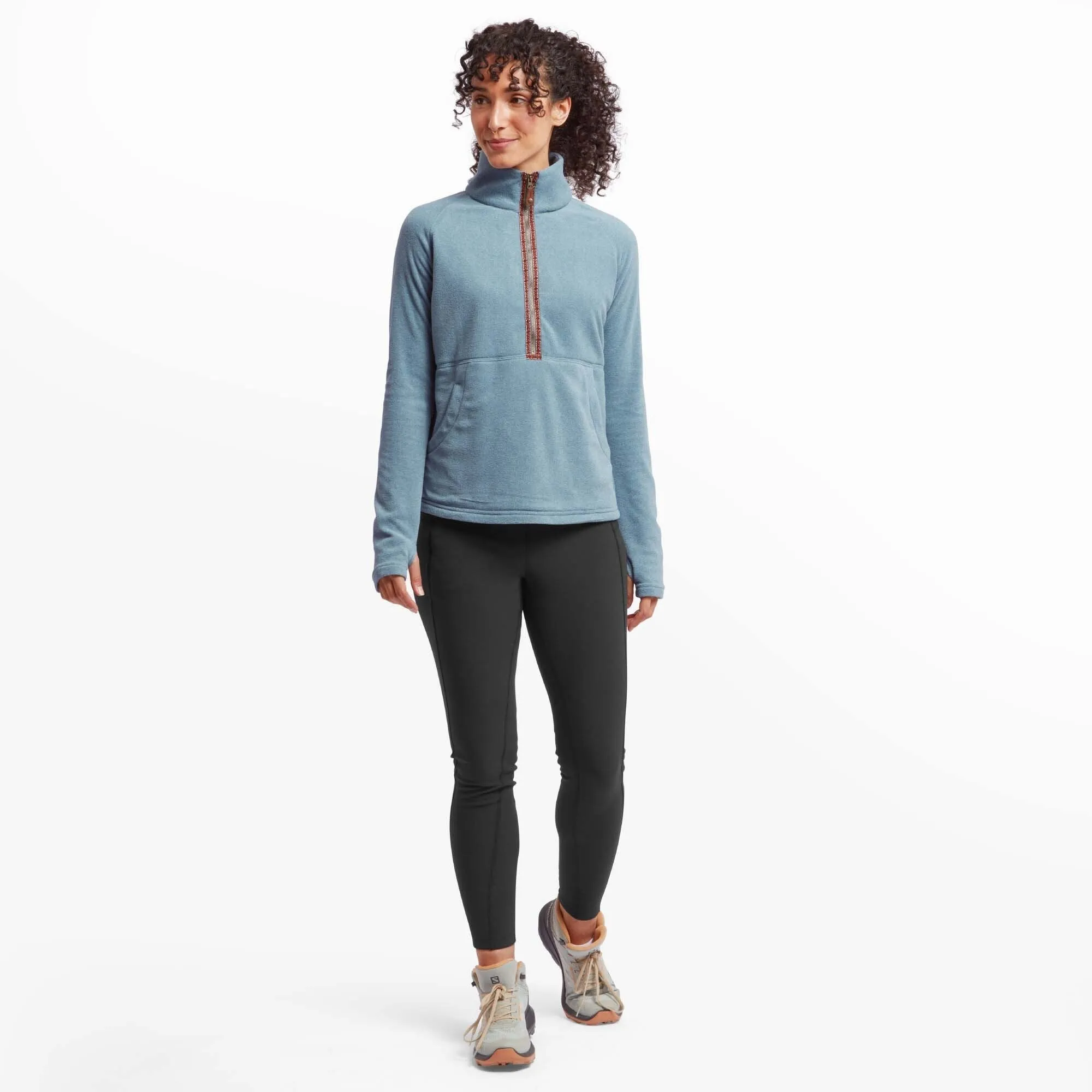 Rolpa Eco Half Zip - Light Haze