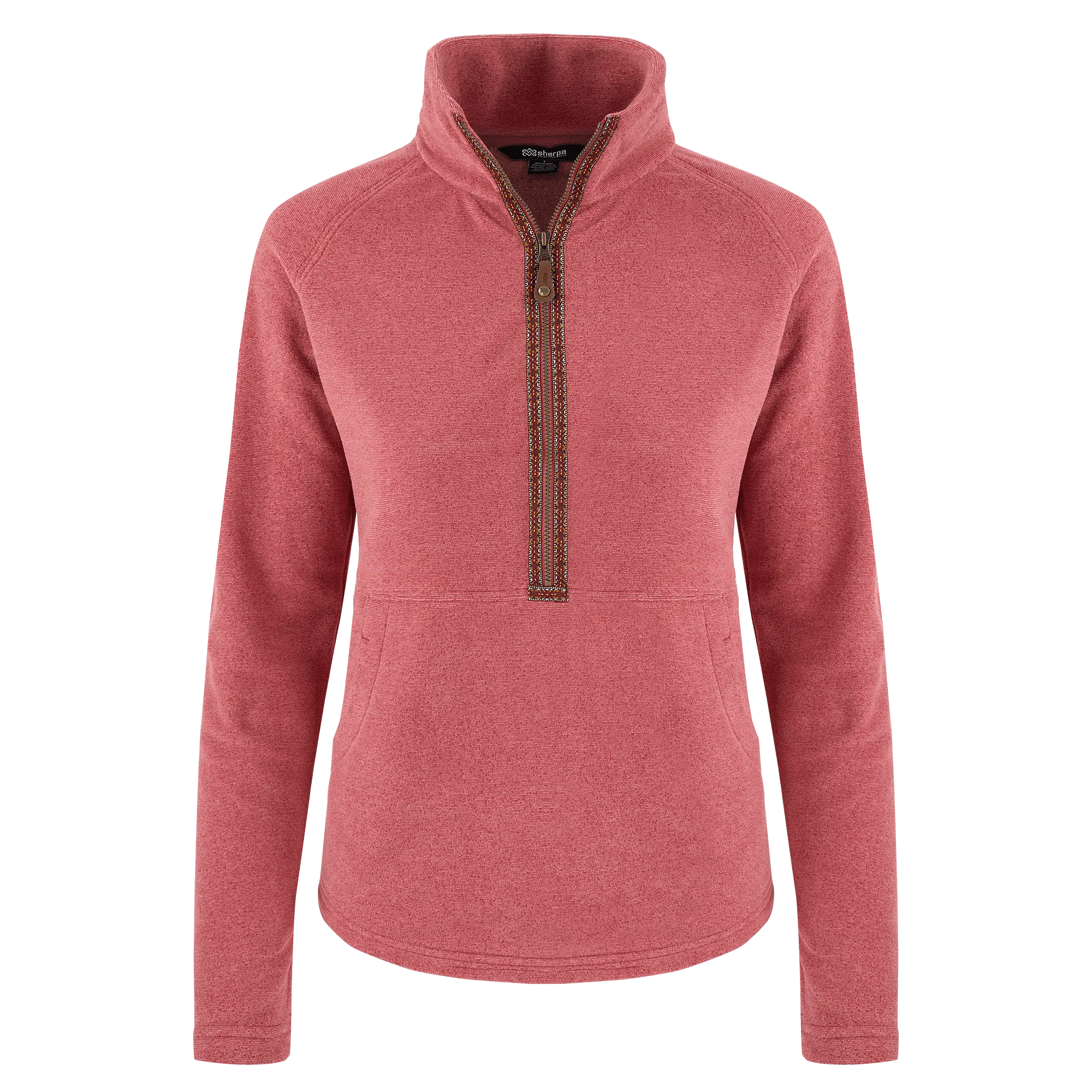 Rolpa Eco Half Zip - Mineral Red